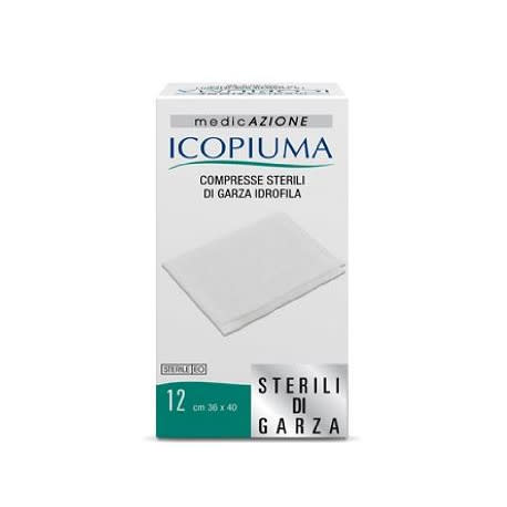 902981366 - Icopiuma Compresse Sterili di Garza Idrofila 36x40cm 12 Pezzi - 4713952_4.jpg