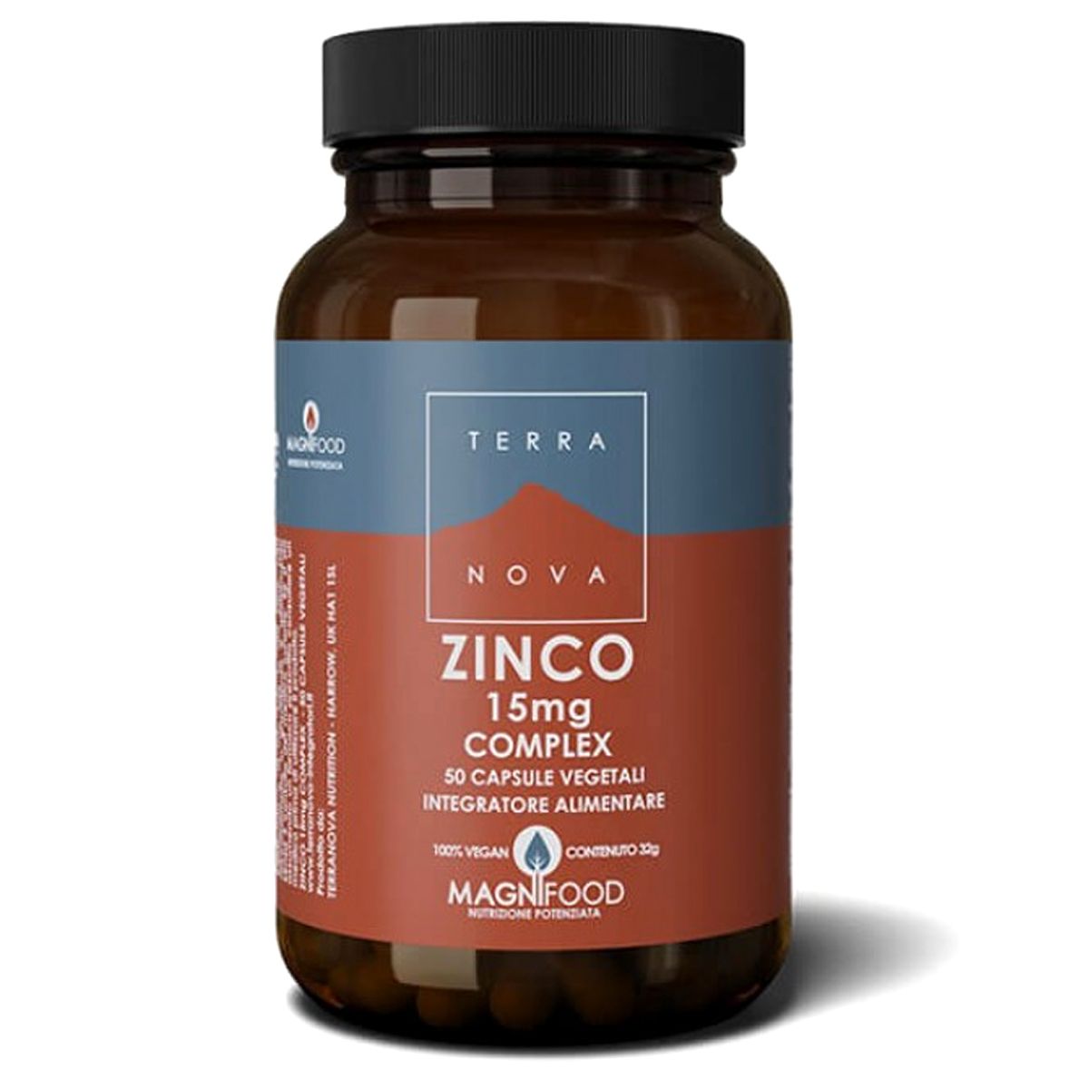 Terranova Complesso Di Zinco Integratore Sali Minerali 15mg 50 Capsule