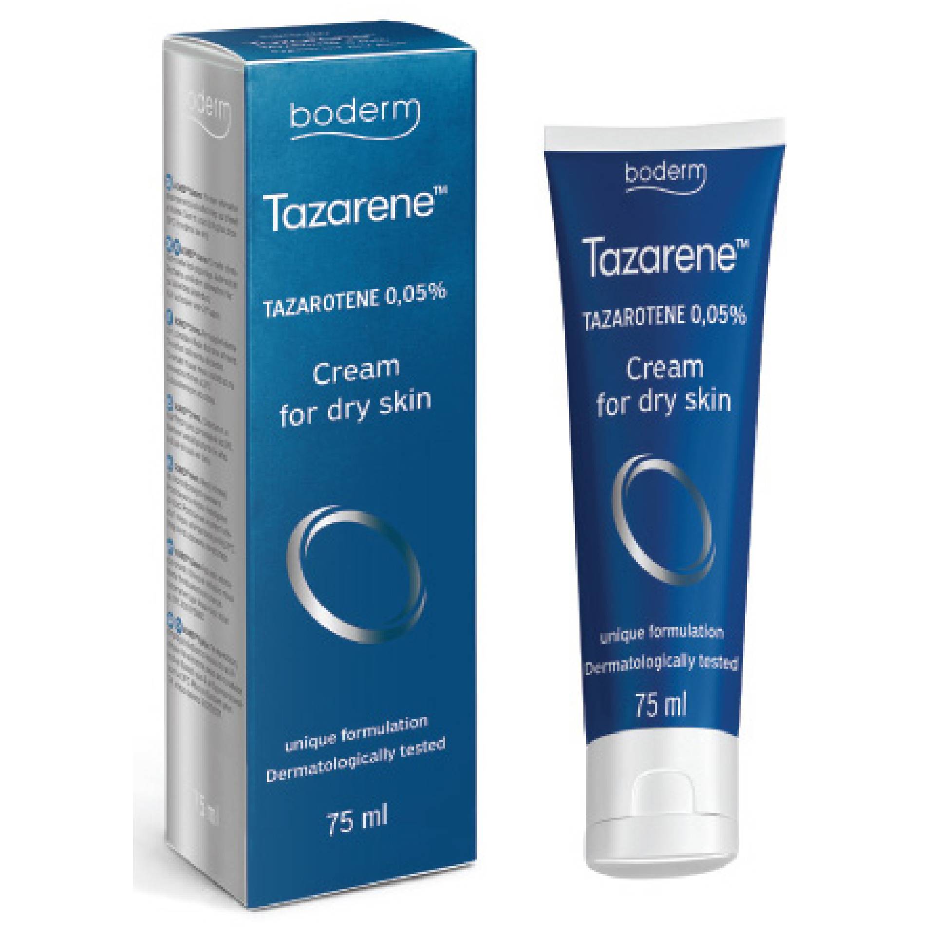 Boderm Tazarene 0,05% Crema Pelle Secca 75ml