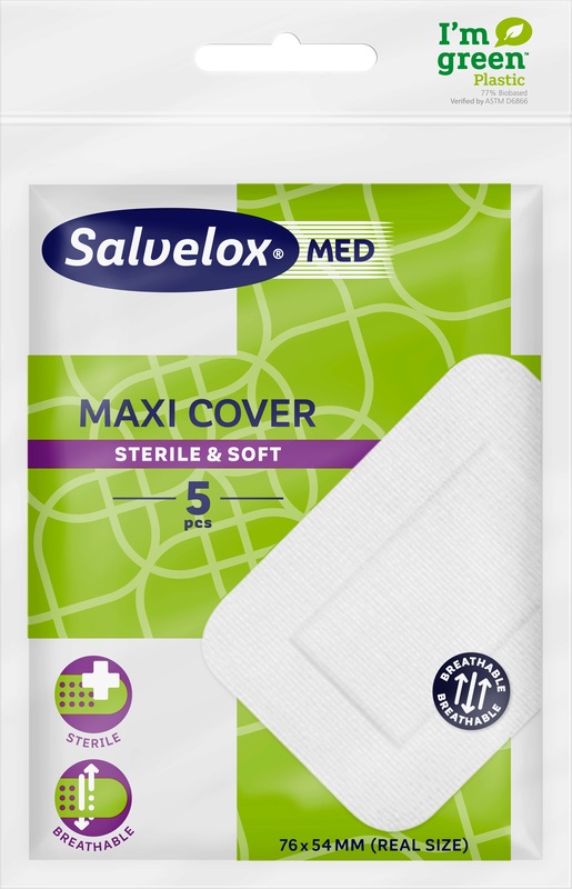 Salvelox Med Maxi Cover Cerotto 76x54mm 5 Pezzi