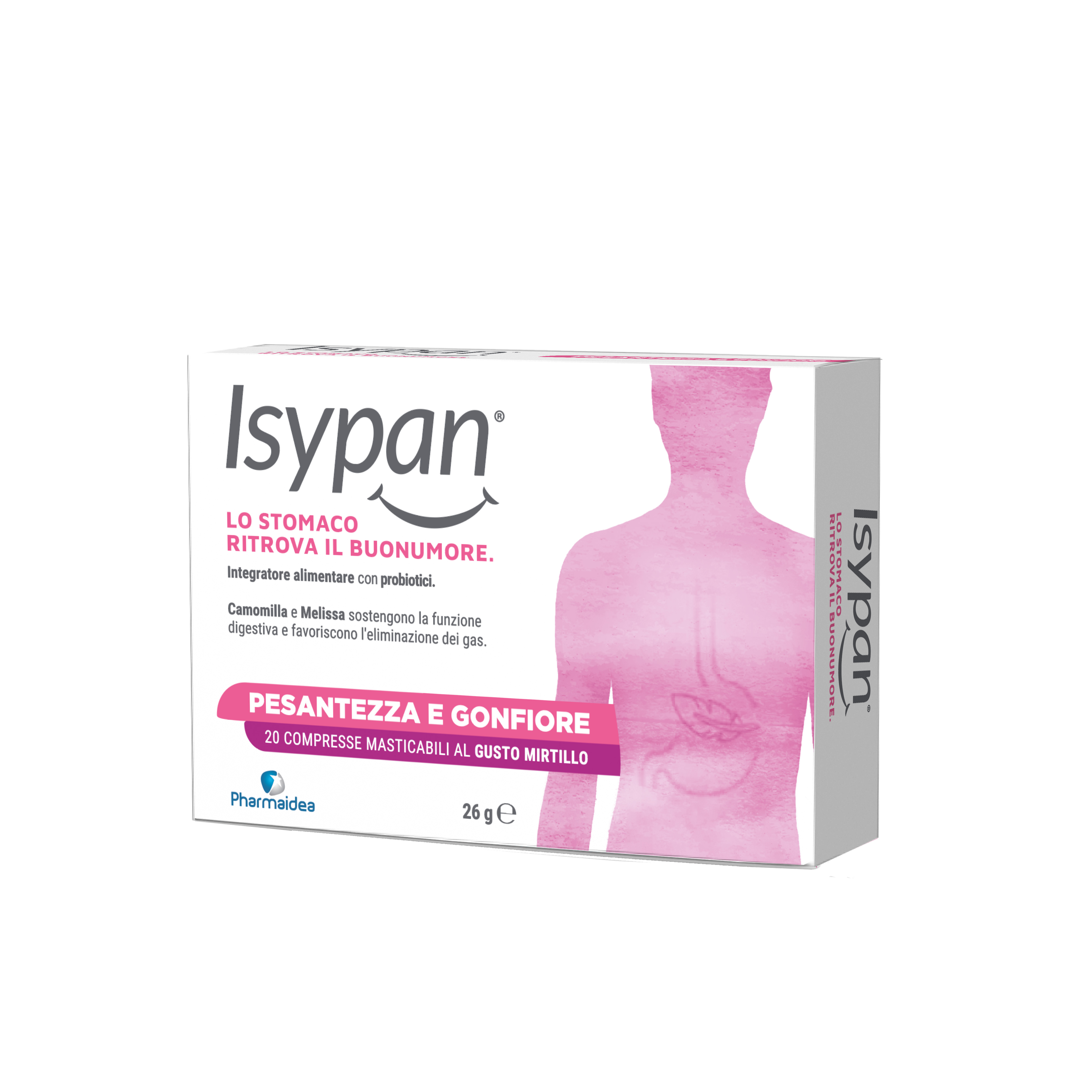 Isypan Pesantezza Gonfiore Integratore 20 Compresse