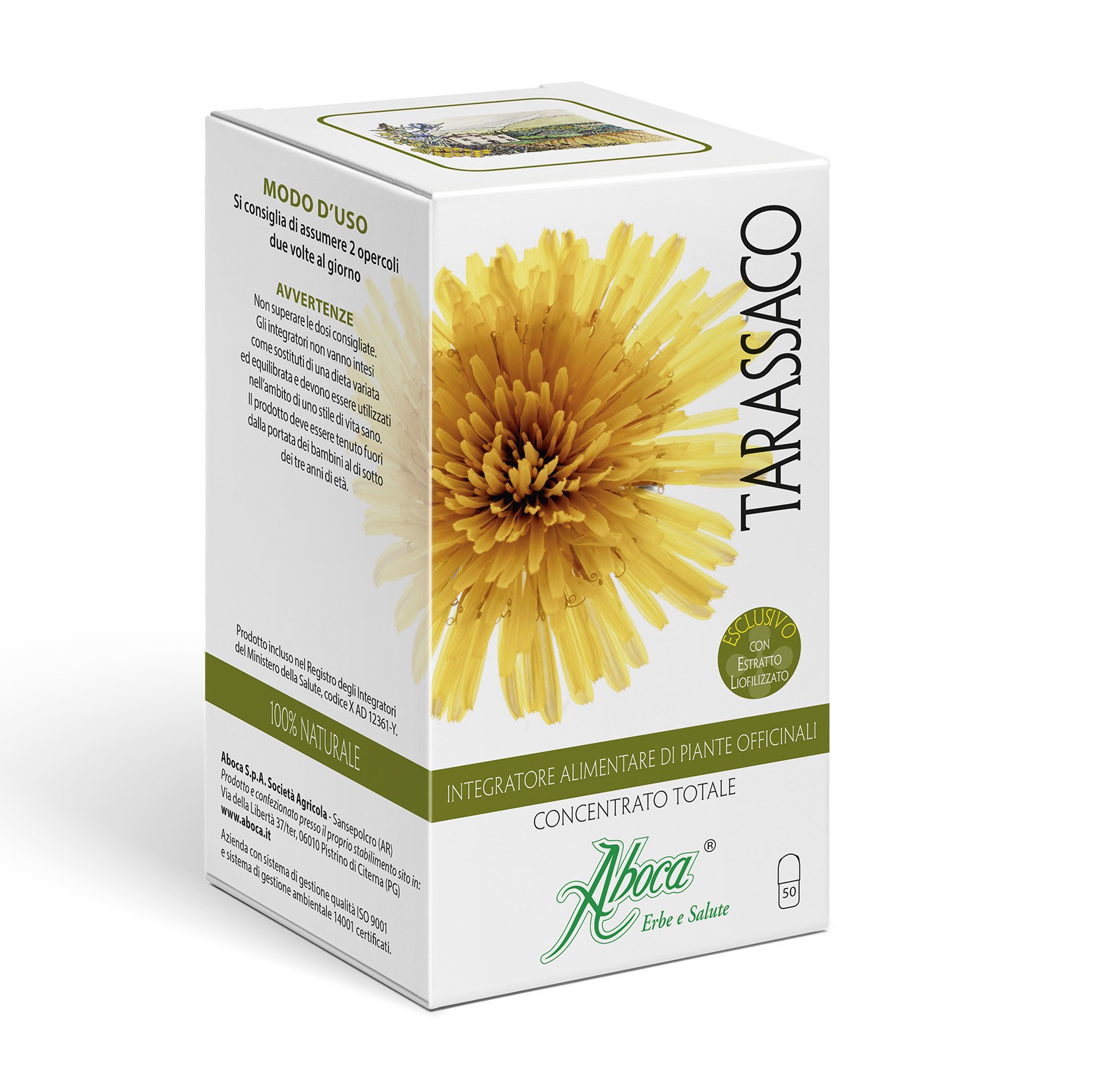 Aboca Tarassaco Integratore Alimentare 50 Opercoli