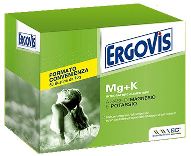 Ergovis Mg+k Integratore Magnesio E Potassio 30 Bustine