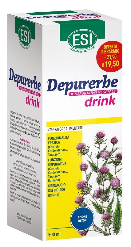 Esi Depurerbe Drink integratore salute intestinale 500ml