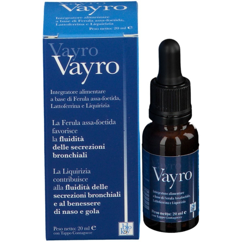 Vayro Gocce Integratore 20ml - Top Farmacia