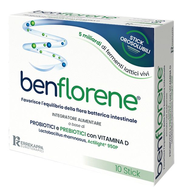 Benflorene integratore salute intestinale 10 Stick Orosolubili