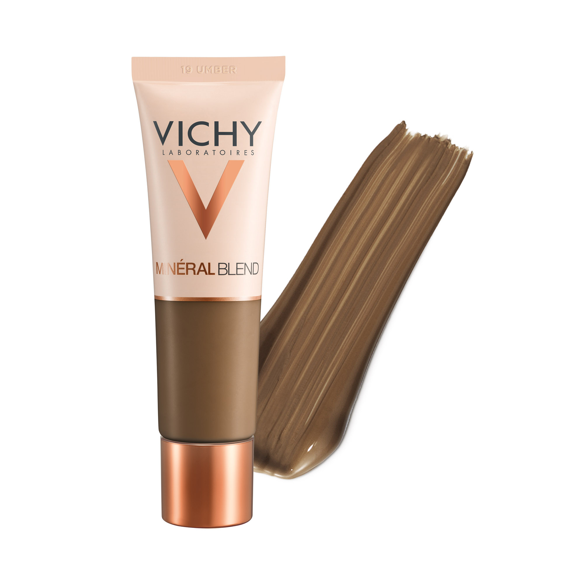 image - 975891680 - Vichy MinéralBlend Fondotinta Idratante 19 Umber 30ml - 7896345_4.jpg