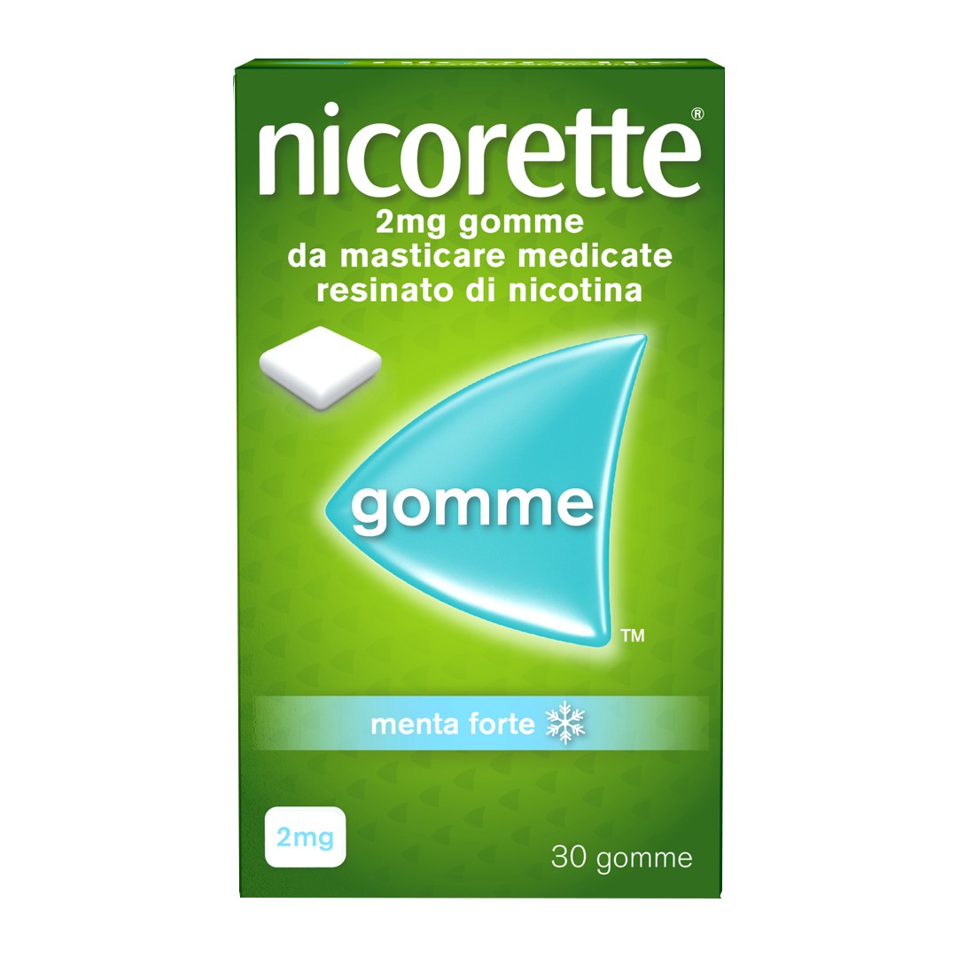 Nicorette 2mg Resinato Di Nicotina Menta 30 Gomme