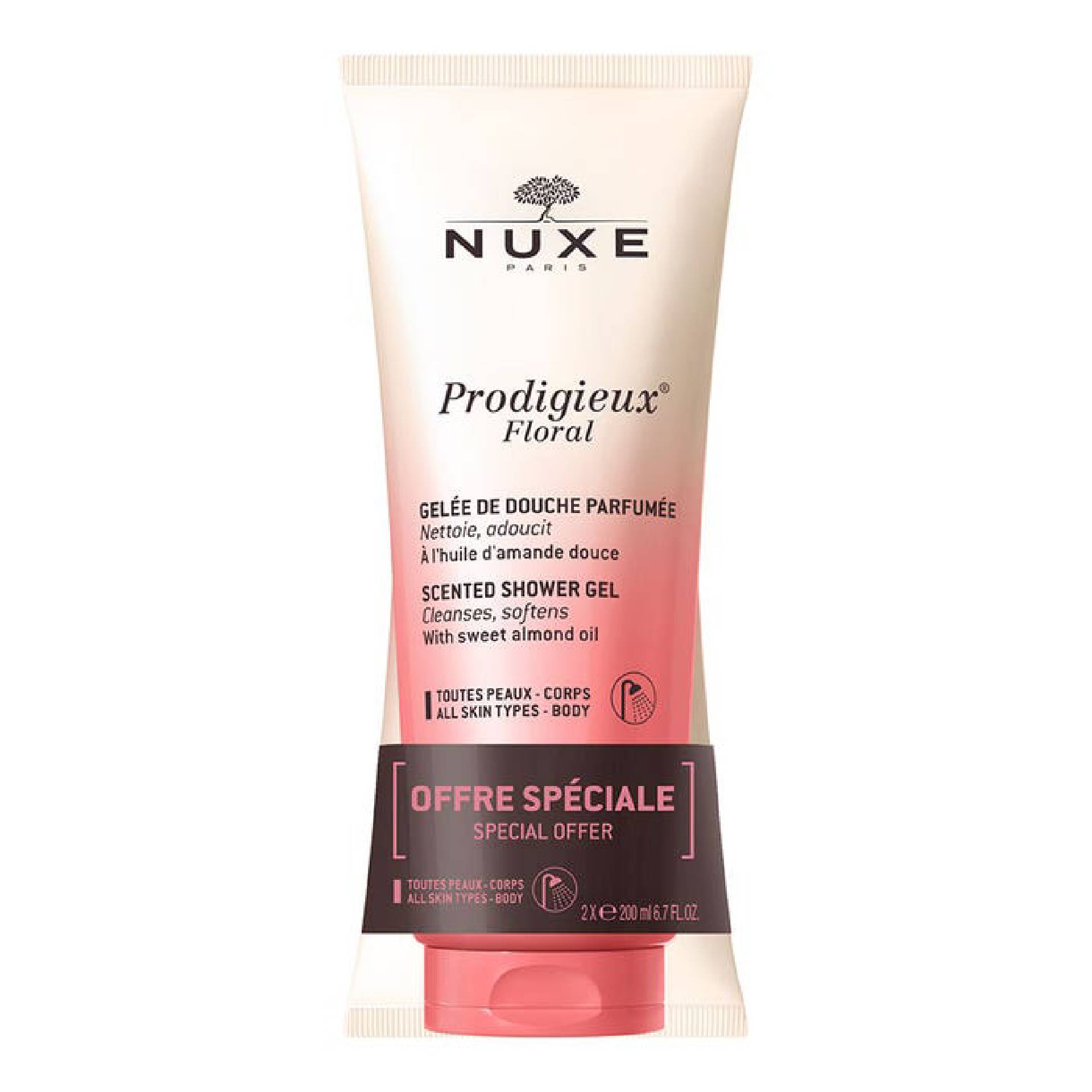 Nuxe Prodigieux Gelee Douche Florale 2x200ml