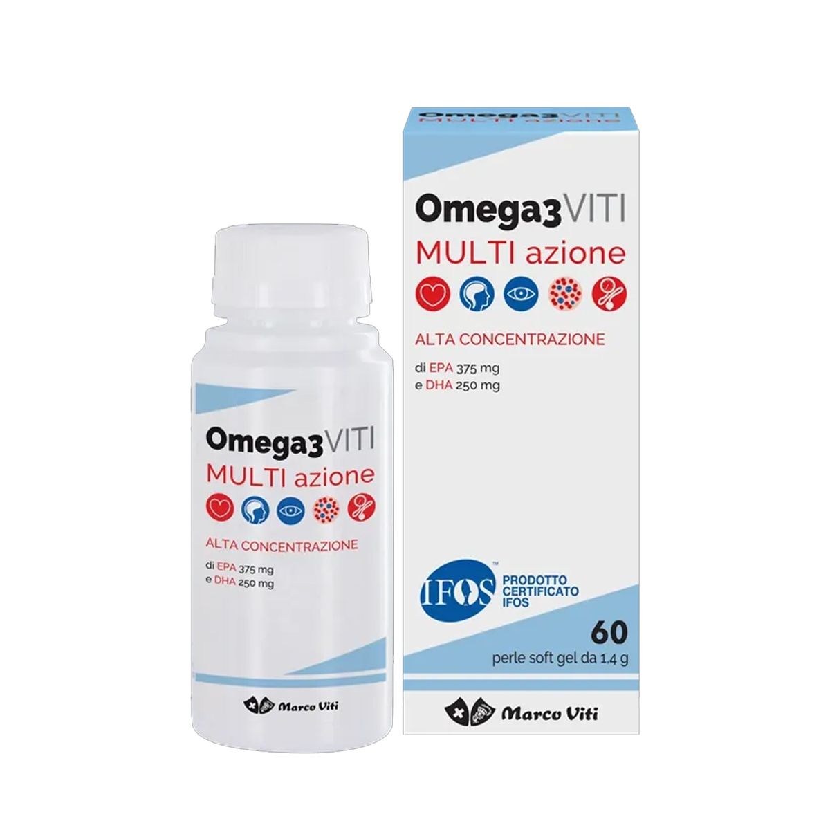 Marco Viti Omega3 Integratore Multi Azione 60 Perle