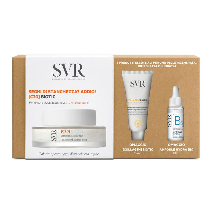 Svr Set C20 Biotic Crema idratazione viso 50ml + Collagene Biotic Crema idratazione viso 15ml + Siero Ampoule Hydra 10ml