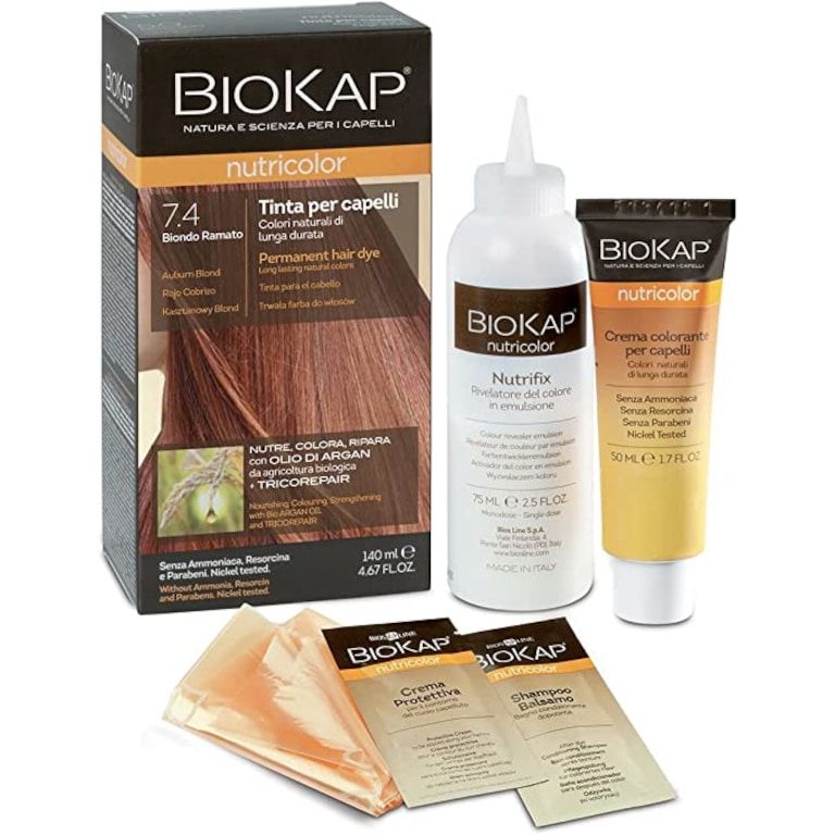 Biokap Nutricolor Tinta Capelli 7.4 Biondo Ramato