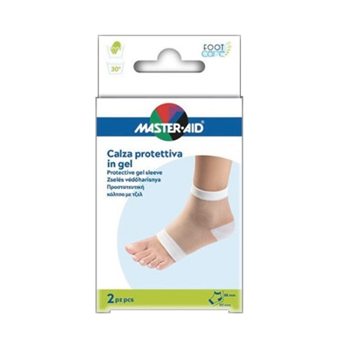 Master-aid Calza Protettiva In Gel Dolore Tallone 2 Pezzi