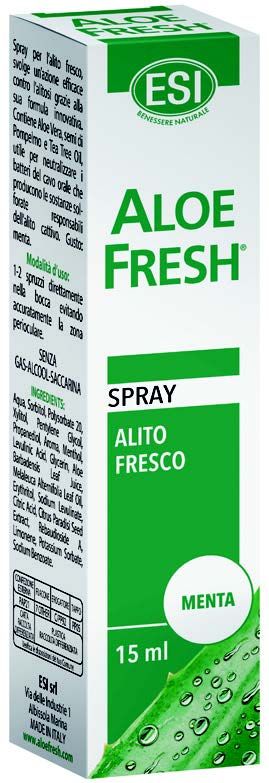 Esi Aloe Fresh Spray Alito Menta Forte 15ml