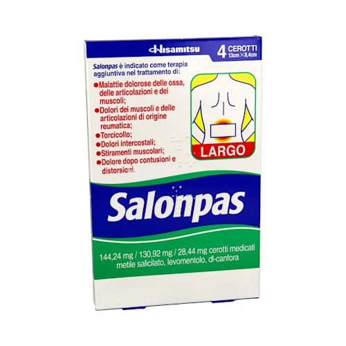 image - 022511238 - SALONPAS*4 cerotti medicati 144,42 mg/130,92 mg/28,44 mg larghi 13 x 8,4 cm - 4854865_1.jpg