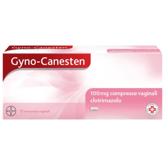 Gyno-canesten Per Candida Bruciore Intimo Perdite Infezioni Vaginali 12 Compresse Vaginali