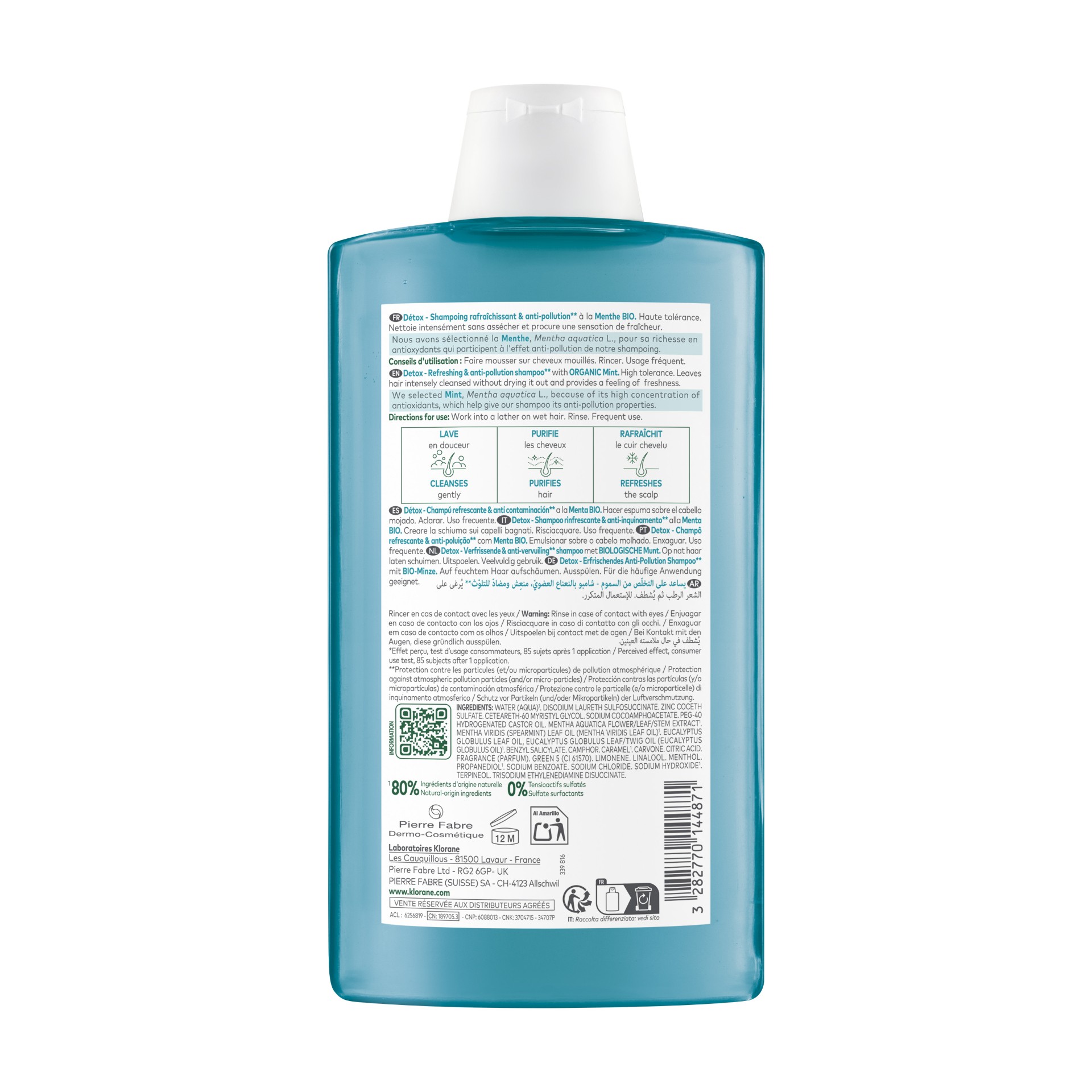 image - 981391067 - KLORANE SHAMPOO ALLA MENTA ACQUATICA 400 ML - 4707959_4.jpg