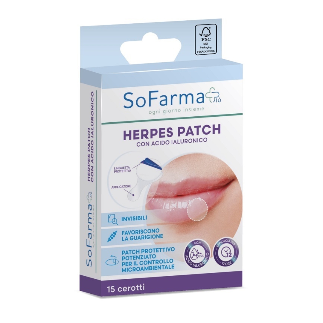 987844824 - CEROTTO HERPES PATCH CON ACIDO IALURONICO 15 PEZZI SOFARMAPIU' - 0006841_2.jpg