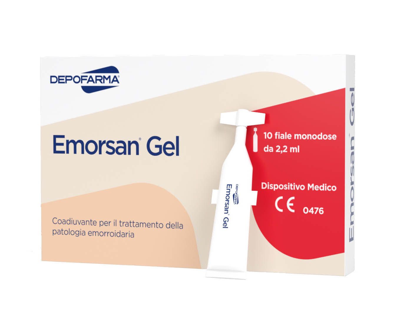 Emorsan Gel Emorroidi 10 Fiale Monodose 2,2ml