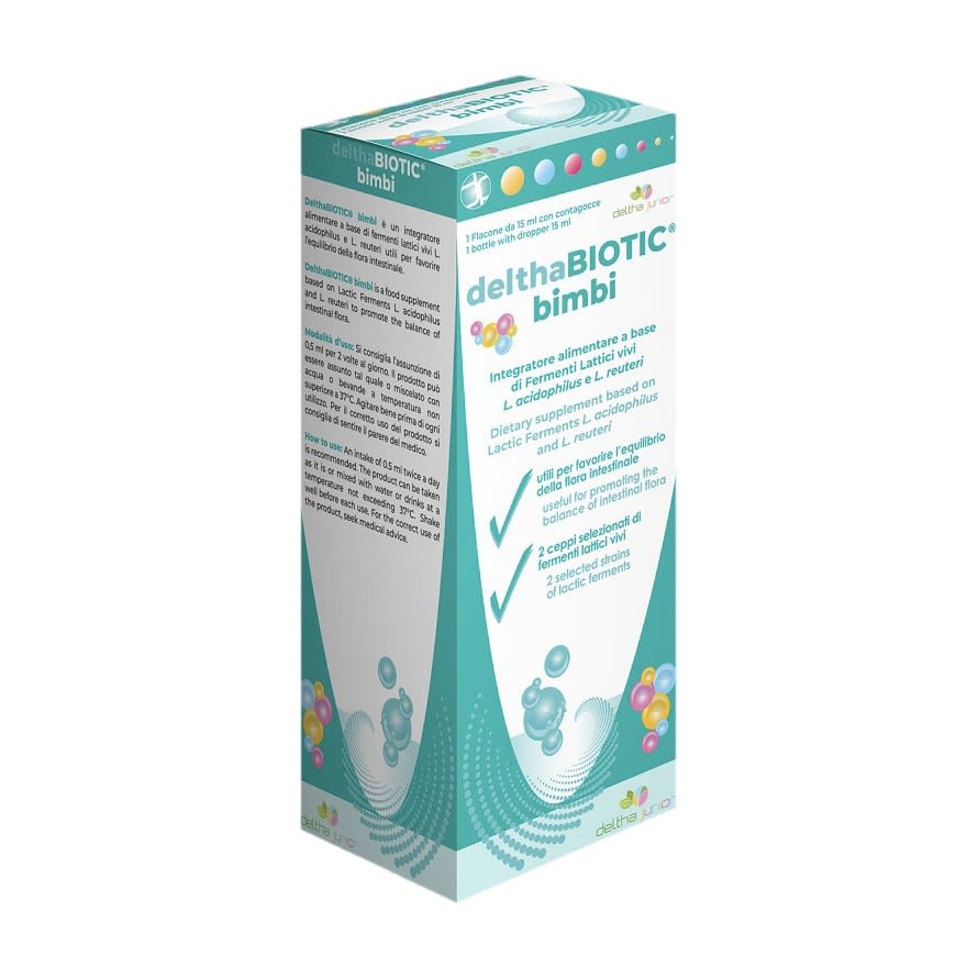 image - 989414634 - Integratore alimentare in gocce con fermenti lattici vivi L. acidophilus e L. reuteri, utile per favorire l'equilibrio della flora intestinale nei bambini. - 4870457_2.jpg