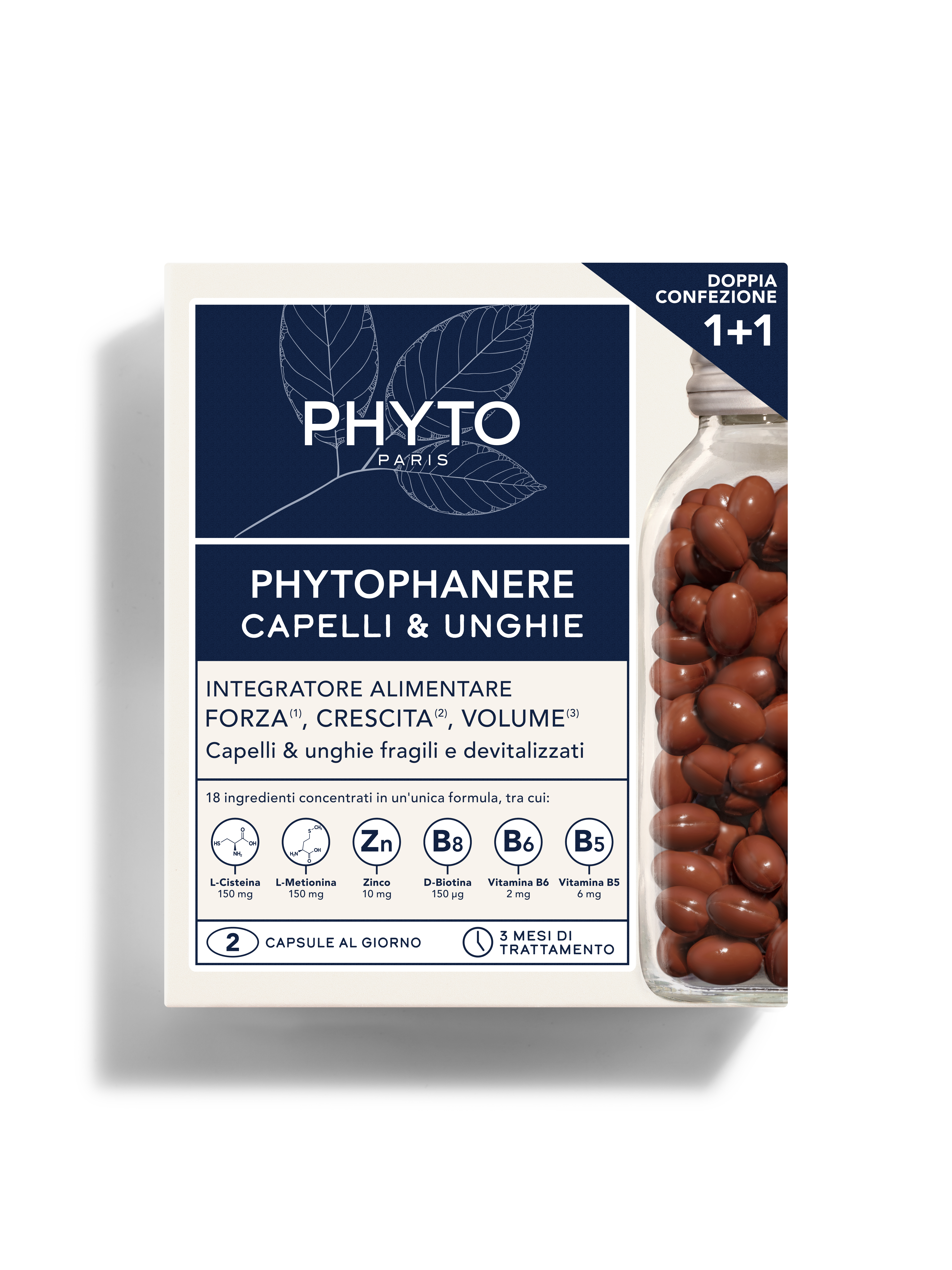 Phyto Phytophanere Integratore Alimentare Per Capelli E Unghie 180 Capsule