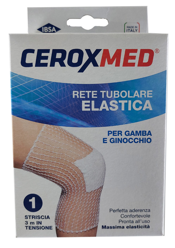 image - 903178921 - Rete tubolare elastica per gamba e ginocchio che fissa la medicazione senza comprimere, garantendo aderenza, elasticit&agrave; e protezione. - 7888029_1.jpg