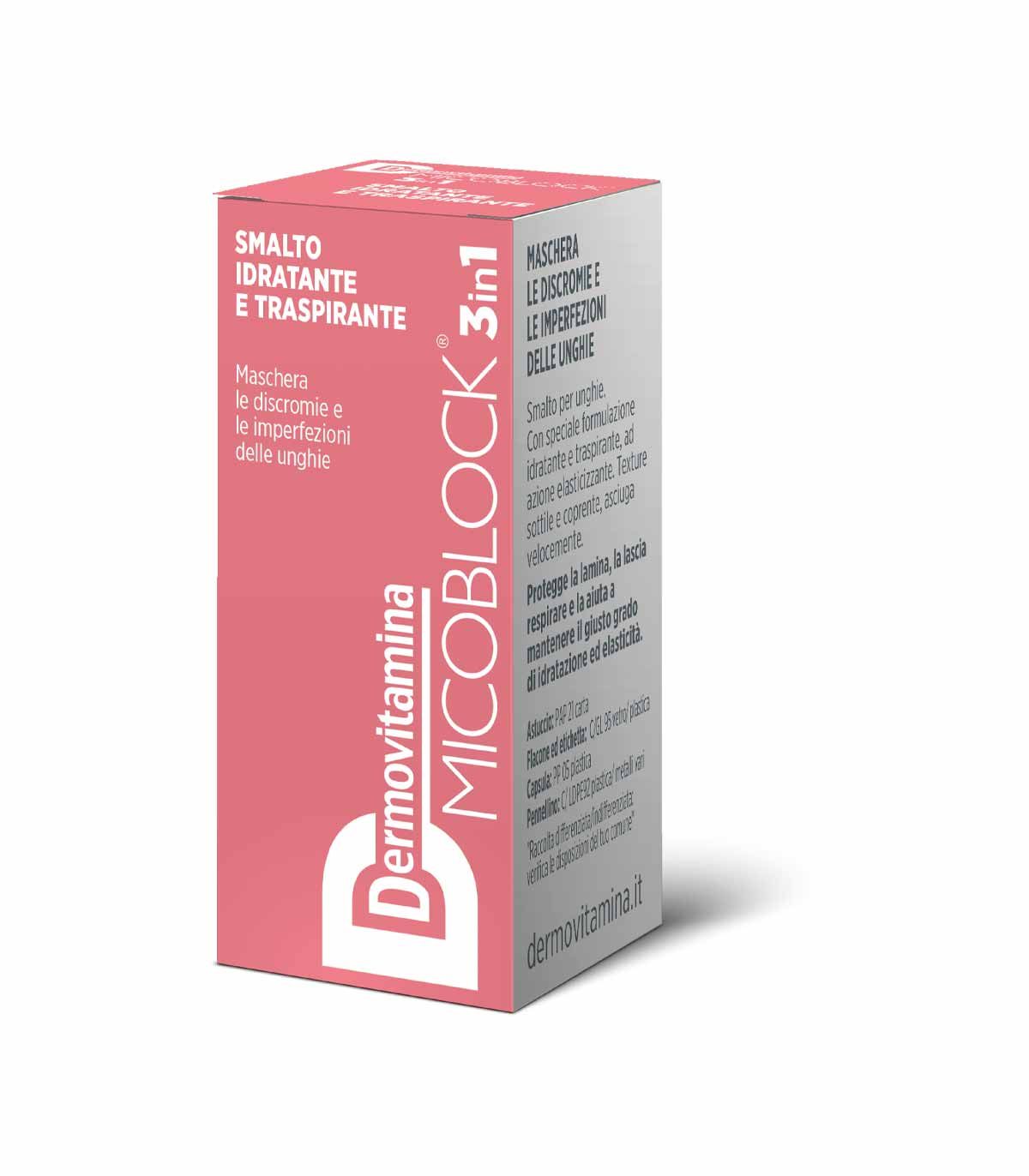 image - 981505112 - Dermovitamina Micoblock 3 in 1 Smalto idratante e traspirante rosa 5ml - 4737774_5.jpg