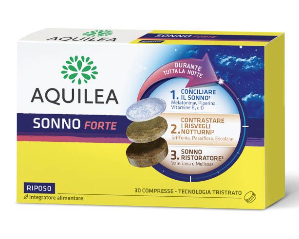 Aquilea Sonno Forte Integratore Melatonina 30 Compresse