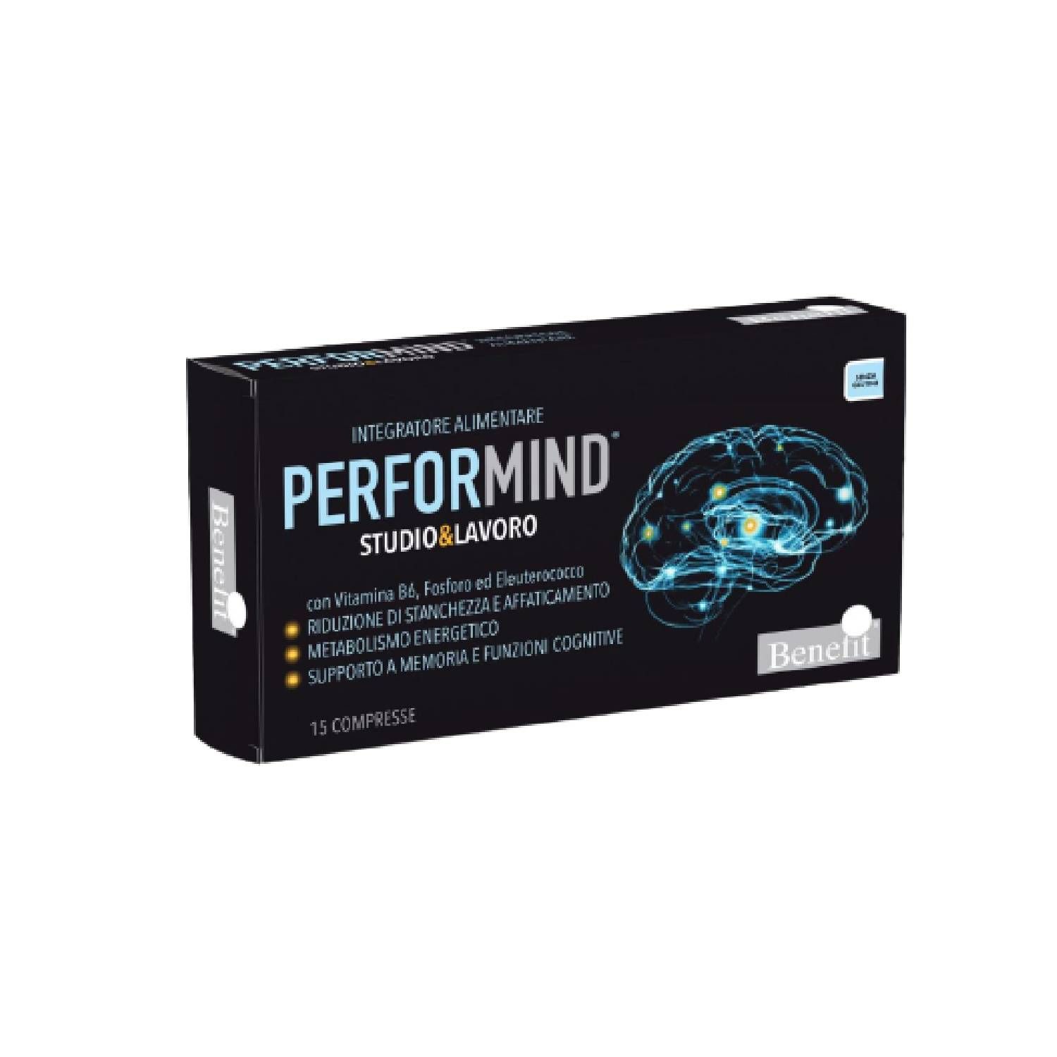 Performind Integratore Studio E Lavoro 15 Compresse