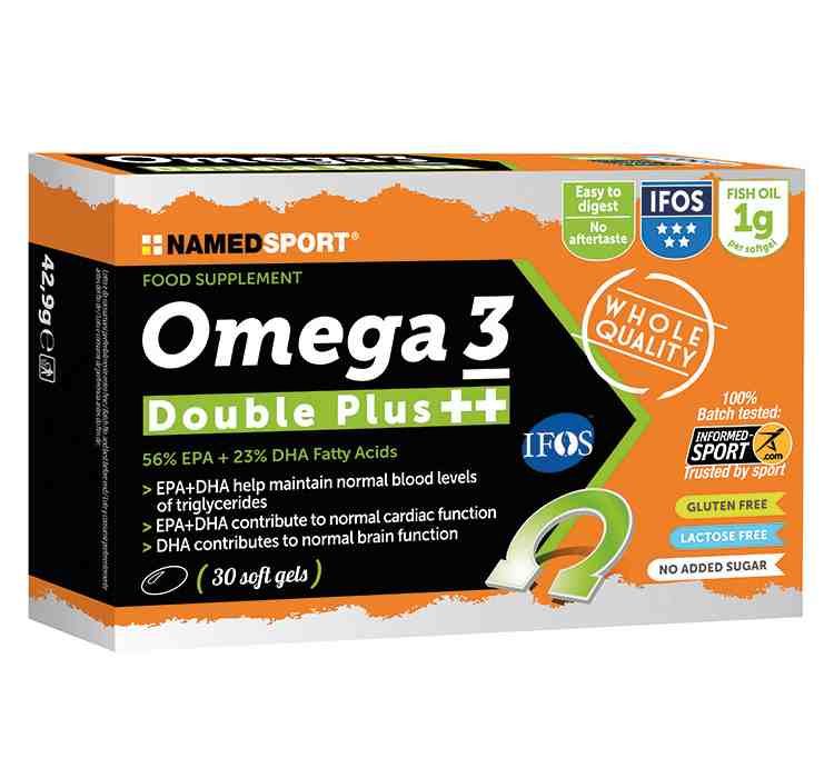 Named Sport Omega 3 Double Plus++ Integratore Cuore 30 Soft Gel