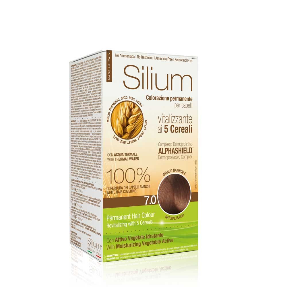 Silium Colorazione Permanente Capelli Crema Biondo Naturale 7.0