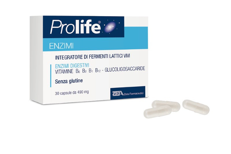 Prolife Enzimi Integratore Fermenti Lattici 30 Capsule