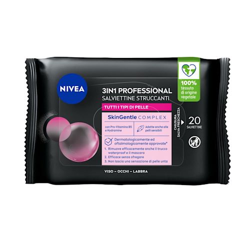 image - 978251231 - NIVEA MICELLAIR PROFESSIONAL SALVIETTINE STRUCCANTI 20 PEZZI - 4755309_1.jpg