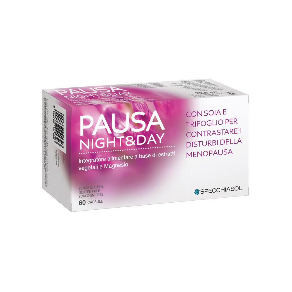 Pausa Night And Day Integratore Menopausa 60 Capsule