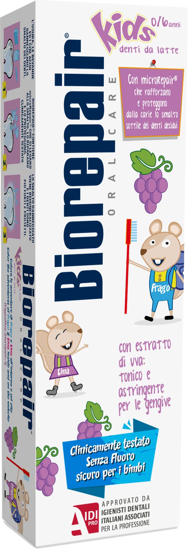 image - 979377734 - Biorepair Kids Uva Dentifricio 50ml - 4706907_2.jpg