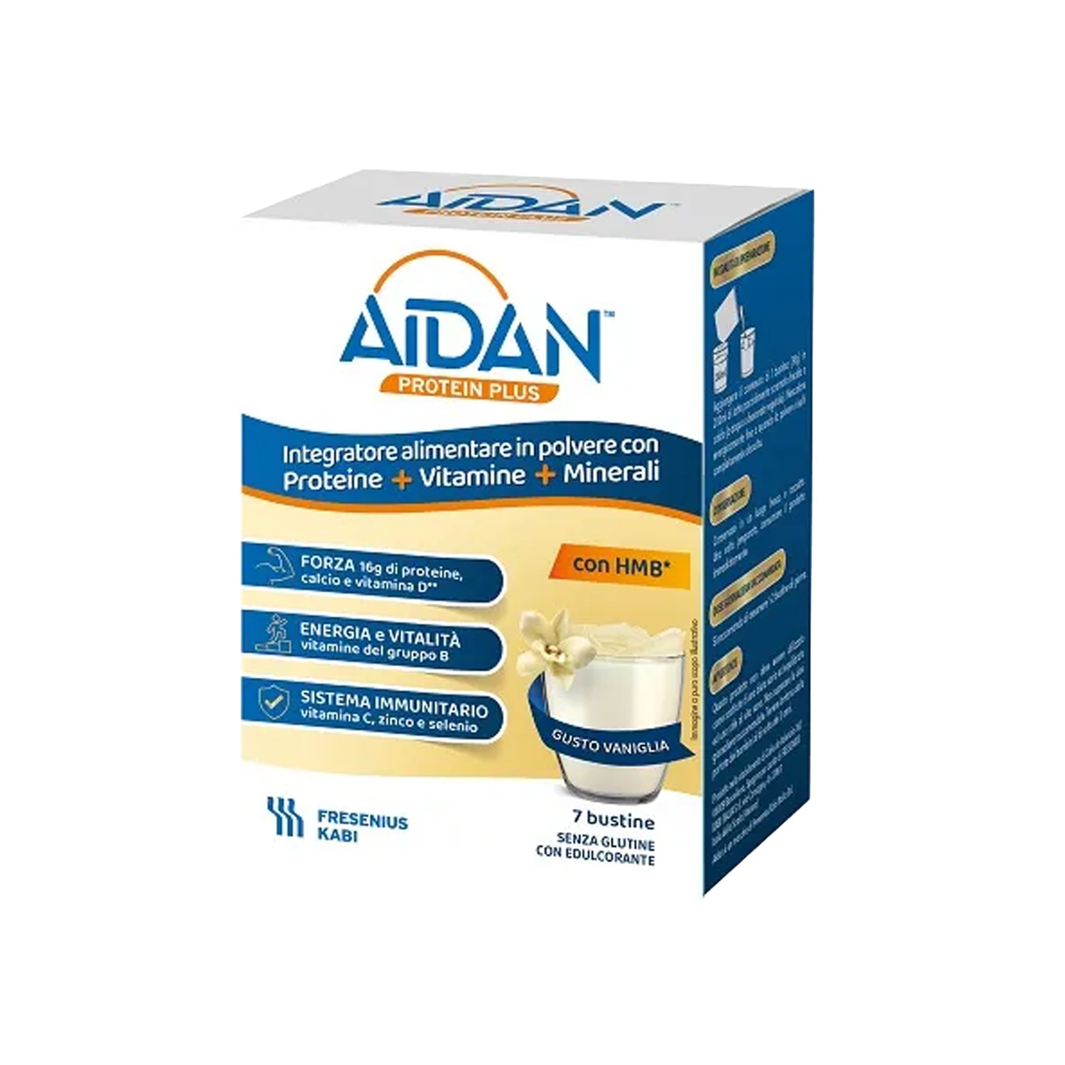 image - 988042622 - Integratore in bustine al gusto vaniglia, arricchito con proteine, HMB, 12 vitamine e 11 minerali, utile per il mantenimento della massa muscolare e la riduzione della stanchezza. - 4867418_2.jpg