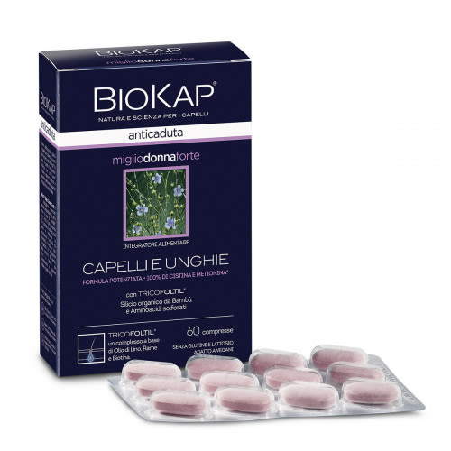 944178300 - BIOKAP ANTICADUTA MIGLIO DONNA FORTE CON TRICOFOLTIL 60 COMPRESSE - 4726220_2.jpg