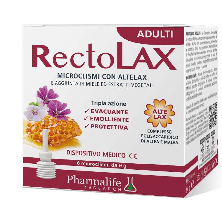 Rectolax per Adulti Microclismi 6 Pezzi 9g