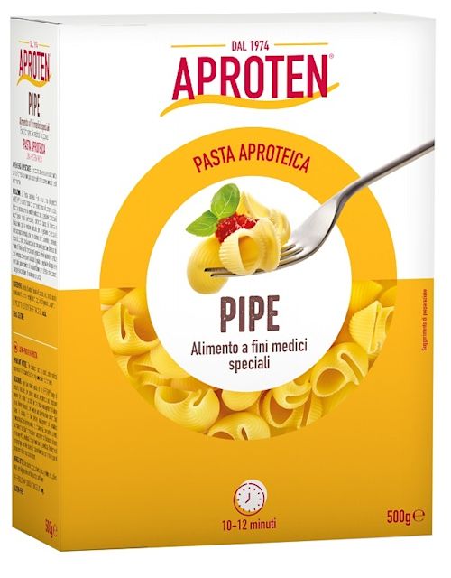 image - 987320429 - Pasta aproteica in formato pipe, indicata per regimi alimentari specifici, da cuocere in acqua bollente per 10-12 minuti e condire subito dopo la scolatura. - 4866820_1.jpg