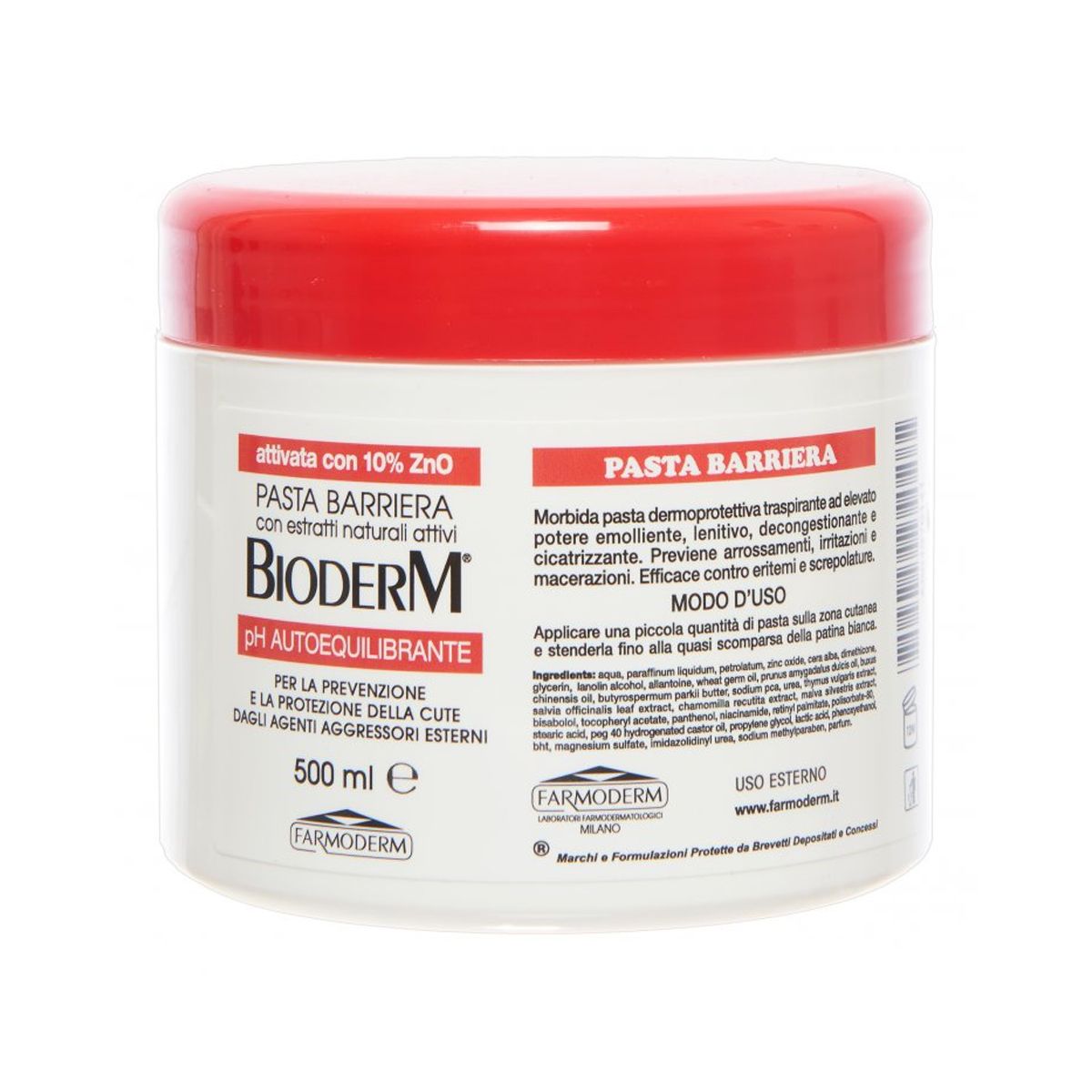 Bioderm Pasta Barriera Zinco 500ml