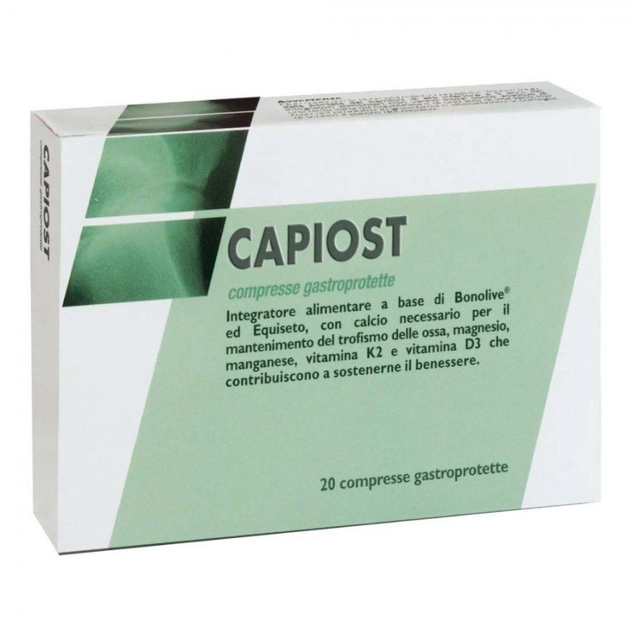 Capiost Integratore Ossa E Muscoli 20 Compresse Gastroprotette