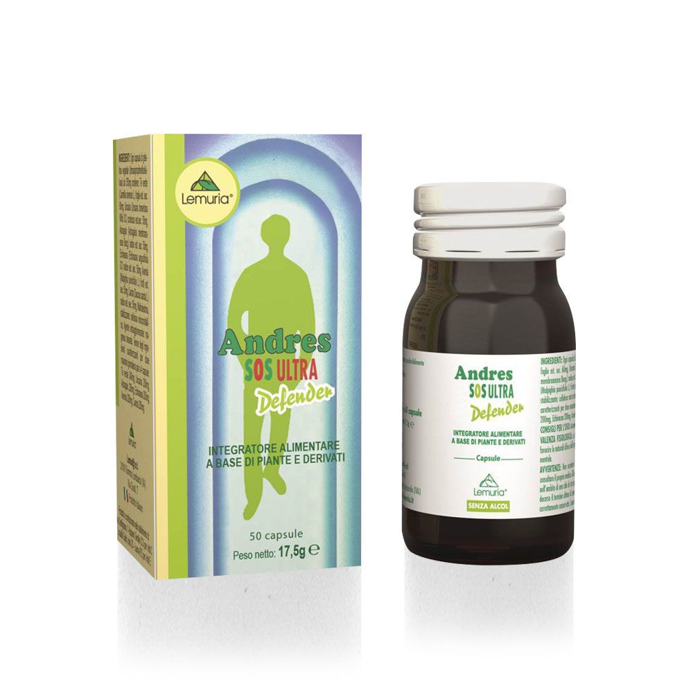 Lemuria Andres Sos Ultra Defender Integratore 50 Capsule