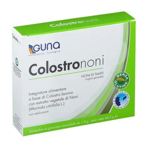 Guna Colostro Noni Integratore Benessere Intestinale 24 Bustine Orosolubili