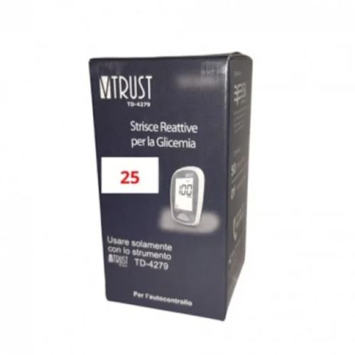 image - 982464834 - STRISCE MISURAZIONE GLICEMIA VTRUST TD-4279 GLUC 25 PEZZI - 4862777_2.jpg