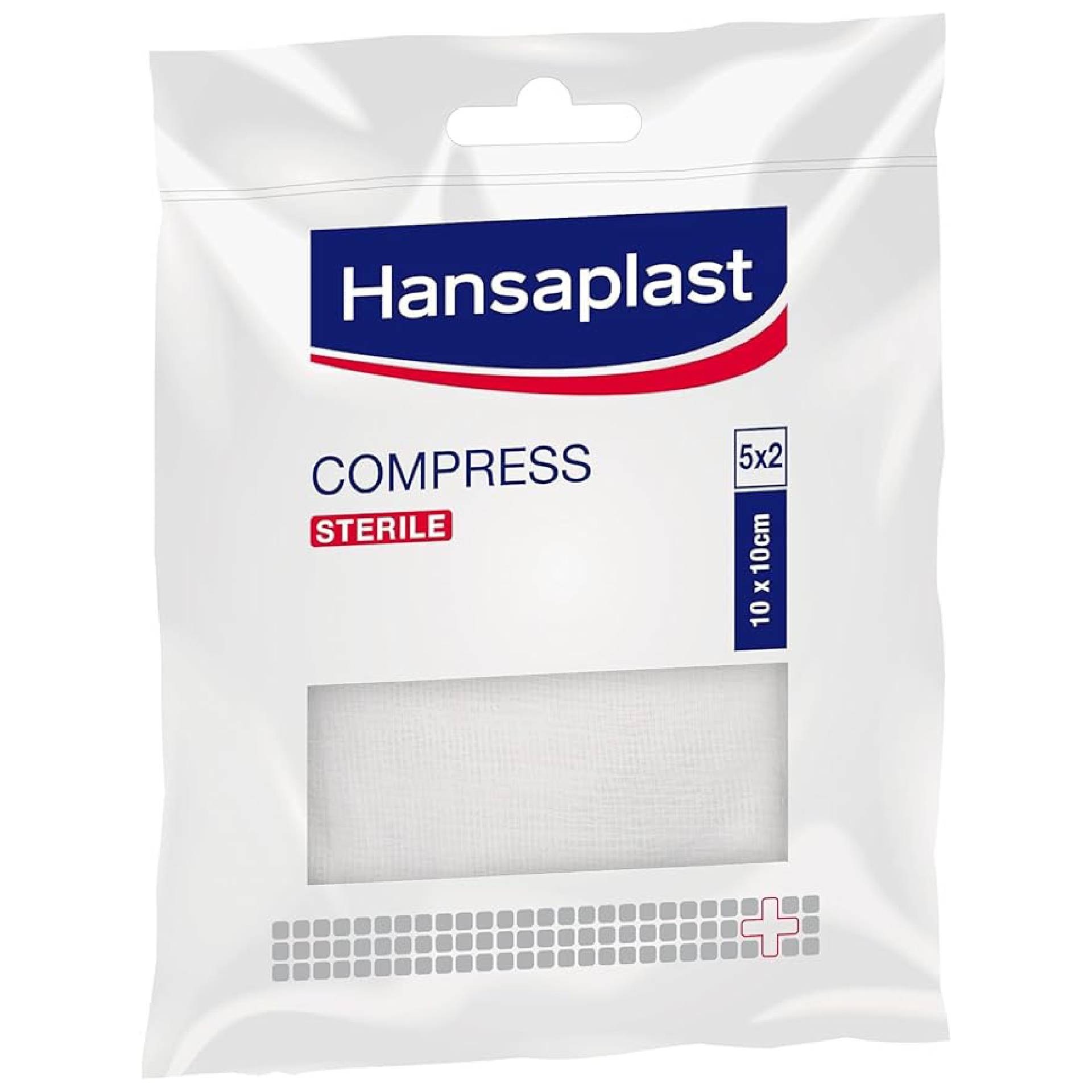 Hansaplast Garza Compressa Sterile 10x10cm 10 Pezzi