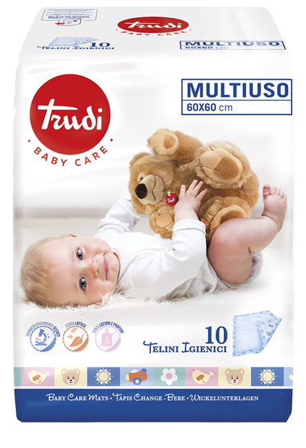image - 982463251 - TRUDI BABY CARE TELINI MULTIUSO 60X60 CM 10 PEZZI - 4863099_1.jpg