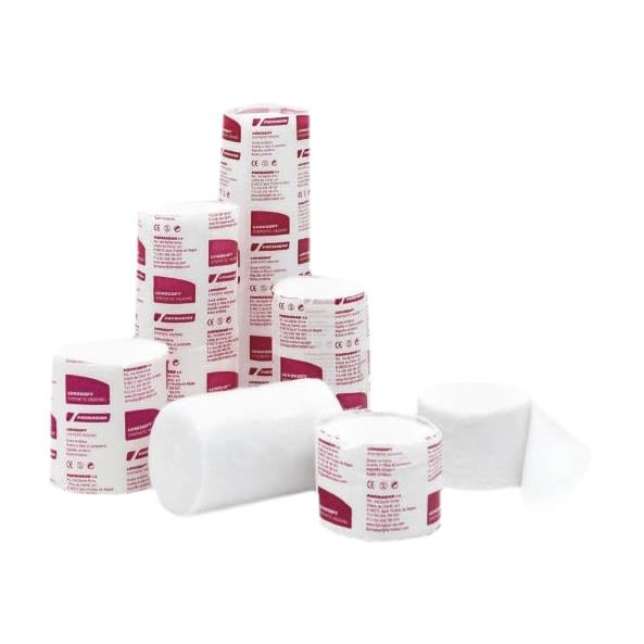 image - 982545699 - Ovatta sintetica per imbottitura e protezione sotto gesso, avvolta in carta, non irritante, mantiene spugnosità ed elasticità per conformarsi e proteggere la pelle durante l'immobilizzazione. - 0007190_2.jpg