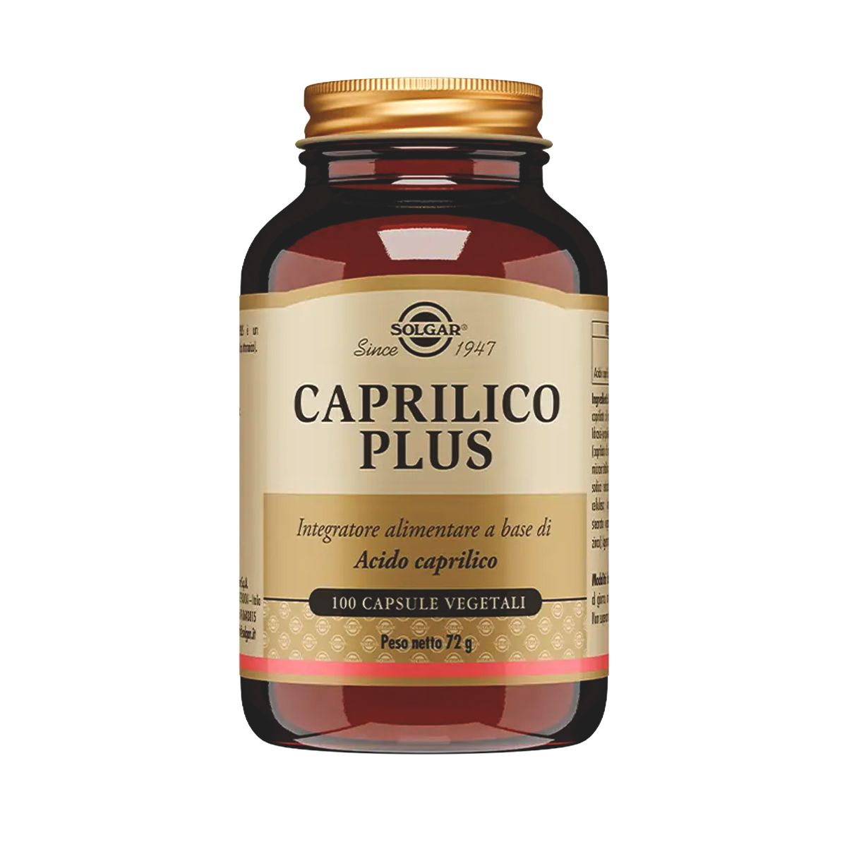 Solgar Caprilico Plus integratore salute intestinale 100 Capsule