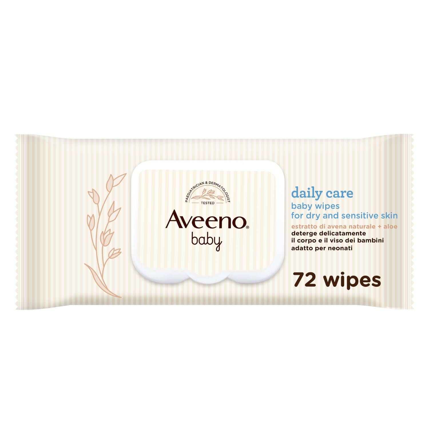 Aveeno Baby Salviette Per Neonati Con Avena Colloidale Per Viso E Corpo 72 Pezzi