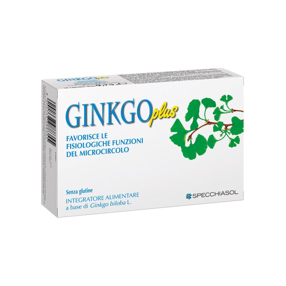 Ginkgo Plus Integratore Microcircolo 30 Capsule